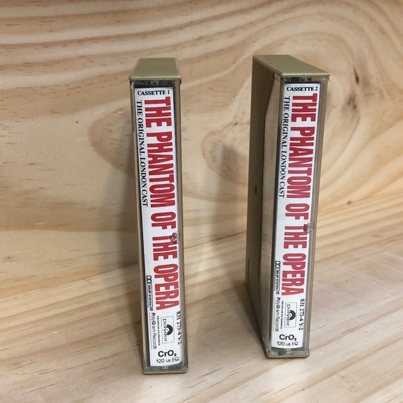 Phantom of the Opera 1987 2 Tape Set Cassette Theater Andrew Lloyd Weber - Picture 3 of 7